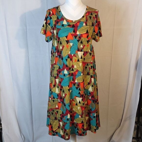 LuLaRoe "Carly" Midi Dress  - Picture 1 of 7